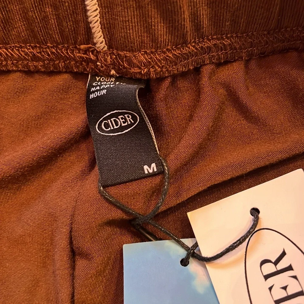 CIDER brown lounge wear size medium new‎ with tags - Picture 3 of 3